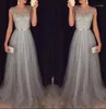 Lässige Kleider Mode Frauen Damen ärmellose Kleid formelle Hochzeit Lang Abend Party Ball Prom Kleid Weiß Süße1