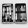 15PCS Pedicure Clippers Cleaner Kit Casecare Tools Good Quality Nail Manicure Set