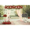 50 100cm DIY Düğün Çiçek Duvarı Düzenleme Malzemeleri İpek Peonies Gül Yapay Çiçek Sıralı Dekor Düğün Demir Arch Zemin T20287G