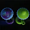 New UFO Silicone Bong Bubbler 8.9'' Water Pipes Hookah Smoking Tobacco Glass Bongs Dabs Rig Silicone Smoking Pipes With Glass Bowl