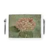 Flower Napkin Doekje Aapkins theedoeken 4332 cm retro stoffen servetten tafel hotel restaurant trouwtafel matten Serviette T200618