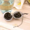 100 pçs talheres de chá de malha de aço inoxidável infusor filtro esfera travando filtro de chá de especiarias filtração bola de ervas copo ferramentas de bebida 2 s2
