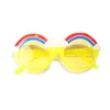 Gafas de sol para niños Anti ultravioleta Arco iris Gafas redondas Colores del caramelo Niños Verano Gafas de sol al aire libre para niñas Niños Decoración 2322 Y2