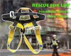 Professional rock Climbing Harnesses safety belt rappel rescue seat cord half body seats security guard band