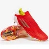 2021 الوافدون أعلى جودة أحذية رجالي كرة القدم x speedflow + fg الأحمر / الأساسية الأسود / الشمسية المرابط الأحمر لكرة القدم الأحذية scarpe دا كالكيو ثابت