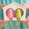 Keychains Bird Keychain House Ninho Whistle Key Titular Chain Ring Keyholder Keyring Hanger RackkeyChains Emel22