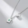 Pendant Necklaces 2021 Fashion Jewelry Trend Creativity Necklace National Wind Rich Mahjong Zinc Alloy Long