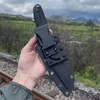 Hotsale High-END Survival Fixed Blade Knife DC53 Drop Point Black G10 Handle tactical Knives With K-Sheath