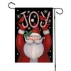 Kersttuin vlag 47 * 32cm linnen werf flag decoratie banner vlaggen feestartikelen 120pcs t2i52510