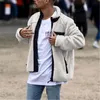 Mens Woolen Blends Coat Fashion Occident Trend Long Sleeve Cardigan Zipper Keep Warm Outerwear Designer Male Spring New Casual Lapel Coats