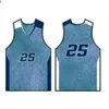 Maillot de basket-ball hommes rayures manches courtes chemises de rue noir blanc bleu Sport chemise UBX9Z704