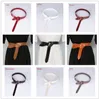 Non perforated womens belt luxury designers creative belt simple matching dress shirt suit waist knot leather belt6835258