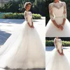 ZJ9091 Abito da sposa sexy in pizzo cinese con scollo a cuore e abito da sposa con strascico Alta qualità Taglie forti 16 18 20 22 24 26339e