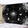 Sun Moon Mandala tapestry Indian witchcraft tapestry Bohemian decorative hippie, living room home decoration mattress 210609