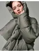 Försäljning 7xl Plus Storlek Vinter Bat Ärm Färgad Duck Down Coat Kvinna Hooded Super Warm Fluffy Tjock Outwear WQ502 211216