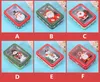 8 Cute Pattern Christmas Tin Boxes Gift Packing Box Children Candy Cookies PackageSanta Claus Snowman Design Metal Storage Rectangle Case Xmas Favor Decor