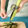 2 in1 Kitchen Stainless Steel Peeler Multifunction Accessories Cooking Tools tainless Steel Cutter Slicer Professional Peeler for Potato