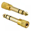 Presa da 3,5 mm a jack da 6,5 mm Connettori audio Adattatore stereo Qualità premium oro Adattatore per cuffie da 6,35 mm da 1/4 di pollice