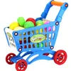 Simulação carrinho de compras jogar brinquedo crianças crianças fingir móveis brinquedos plásticos bebê indoor jogo jogando casa