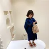 Children Beach Torebki 2022 Letnie Dzieci Celebrity Woven Hollow Bucket Bag Boys Girls Baby Słomy Torby Mini Torebka F1077