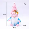 Fête des mères cadeau nain fleurs de printemps nain Gnome pâques anniversaire fête des mères poupée cadeau maison Festival décor de bureau