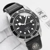 Cuir Luxury Mens Watches Vintage Designer en acier inoxydable Mouvement mécanique automatique Red Black Watch Solid Clasp Wristche9562121