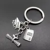 Keychains Metal Key Ring Tree Pen Cap Book Keychain Certificate Souvenir Bachelor Hat Class Badge Accessories Söt för kvinnor