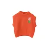 Nuovo maglione lavorato a maglia coreano invernale per bambini Maglione cardigan casual con collo rotondo carino lettera 210308