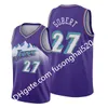 Imprimer Hommes Femmes Enfants Jersey Violet Uniforme Rudy 27 Gobert Jerseys Basketball Ricky 3 Rubio Jae 99 Crowder Derrick 15 Faveurs Joe 2 Ingles