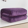 Solid Color Deken Coral Fleece Stof Soft Throw Handdoek Bedding Sheet voor Thuis Reizen Volwassenen Kinderen Dekens Cobija Cobertor