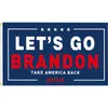 3 * 5 ft Låt oss gå Brandon Banner Flaggor 90 * 150cm Trump 2024 Kampanjflagga