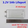 8pcs 3.2V 5AH Prismatic Cell 5000mAh 15A Lifepo4 battery pack DIY for Ebike eletric sweeper drills power bank camping light