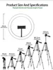 Youtube Makeup Video Live Shooting LED Ring Light Ring lamp 6 7 10 inch with phone holder Tripod Stand Selfie Ringlight Circle Tikok Lamp