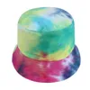 Cloches Foxmother Multicolor Graffiti Tie Dye Bucket Hats Hip Hop Outdoor Sports Summer Fishing Gorros Boonie Hat Caps Man Women Women Women Women