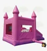 4.5x2.5m PVC Trampolines inflatable bounce house Pink jumping tent kids jumper castle for Amusement park children