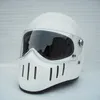FPR Full Face Motorcycle Vintage Helmet z przezroczystą świniącego świni na polną kawiarnię Racer Casco Mocular Custom Motocross Cyclin8173221