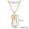 韓国のベアネックレスイヤリングセット絶妙な宝石合金女性039S模倣真珠ネックレス1436062
