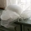 bridal hat veils white
