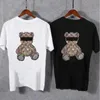 New Men's T-Shirts Casual Double-Sided Hot Diamonds Male T-shirt Fashion Short Sleeve O-Neck Cotton Spot Large Size Tees Clothes S-5X