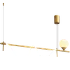 chandelier de salle à manger en laiton