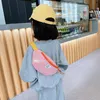 Hot 2021 6 couleurs coréen garçons messager sac à main mini sacs à bandoulière enfants accessoires de plein air filles coton rayé sac à fermeture éclair X09