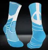 Stripe pattern design high density sock thickened competition training breathable sweat absorbent towel bottom middle tube basketball socks