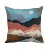Sunrise Shenlin Sunset Fodera per cuscino stampata Paesaggio Imprsion Breve Psh Pittura Cuscino per divano Piccolo