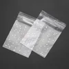 Gift Wrap 200 stks Frosted Leuke Dots Plastic Pack Candy Cookie Soap Verpakking Zakken Cupcake Wrapper Zelfklevende Sample Tas 7cm