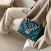 Brand Evening Bags Designer Fashion Women's Sier Chain Small Flap Crossbody Bag 2021 Winter Shoulder Handbags High Quality 565