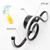 22W LED Wall Lamp Bedroom Beside Wall Light Music Clef Shape Home Indoor Living Room Decoration Lighting AC90-260V Black/White 210724