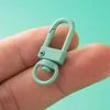 Nyckelringar 10st Dog Buckle Nyckelring Bakning Färgbil Key Chain DIY Hummer Clasp smycken Tillbehör Partihandel för butik Miri22