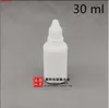 100 st 30 ml vit liten plast eterisk oljeflaskor Lätt droppförpackningsbehållare Eye Drops Liquid Bank Storage Perfymhigh 2468880