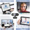 EU estoque 1080P HD Webcam USB Web Câmera com Microfone A05 A00