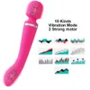 20 vitesses Power Dildos AV Vibrator magic Wand Sex Toys for Women Clit Clitoris Stimulator intime Goods Adults 2106232117689398